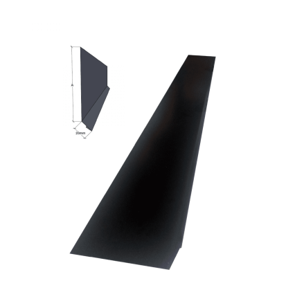 Isticksplt svart A=210mm 0,6mm 2m