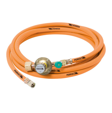 Perkeo gasolslang 20 m och regulator 6 bar