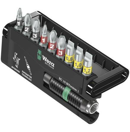 Wera Bitssats 87009/BTZ 10 delar