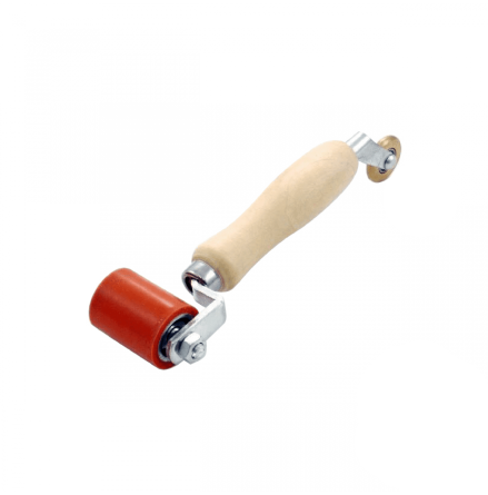 TC Silikonrulle med Mässingroller Röd 45 mm
